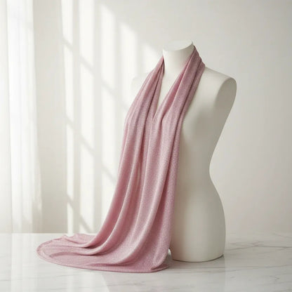 Tela De Punto Con Glitter Vestidos De Gala Graduaciones(1 M) Rosa