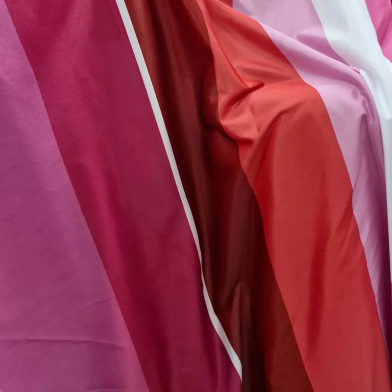Tela Para Banderas Lgbtq+ Pansex, Bisex, Lesbo, Gay, Oso Rosa Chicle Lesbiana