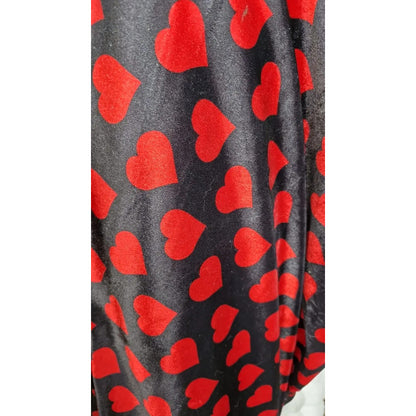 Tela De Terciopelo Con Corazones San Valentín (1 Metro)