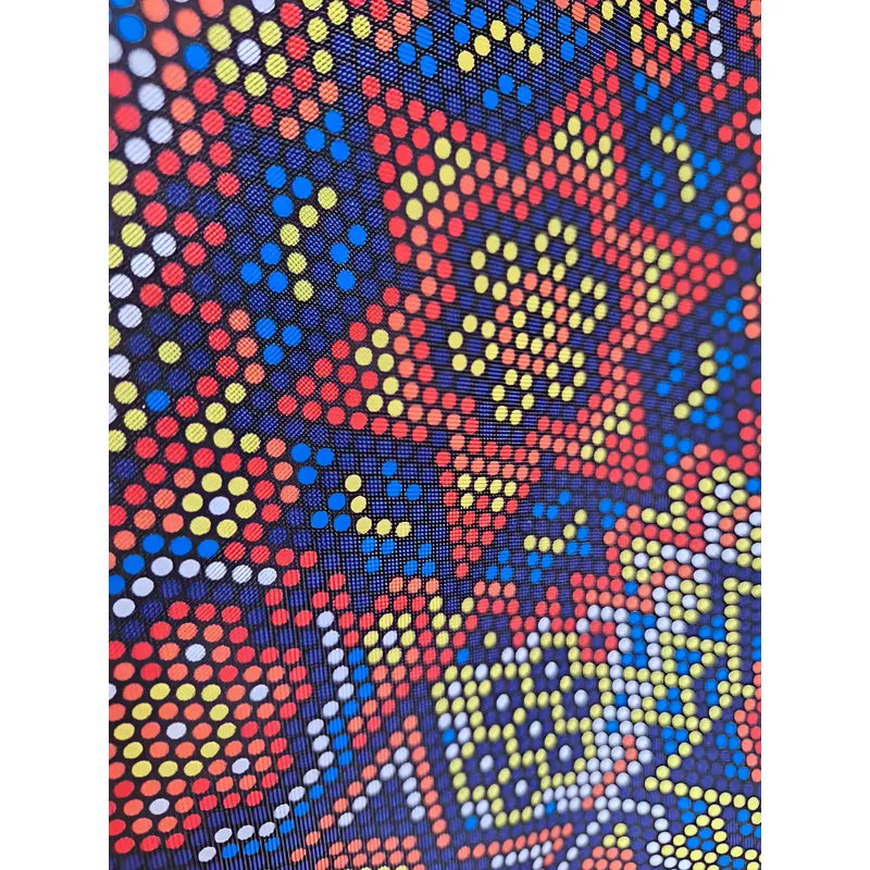 Tela Estampada Patrones Mexicanos, Bordados, Rosas (1 M)