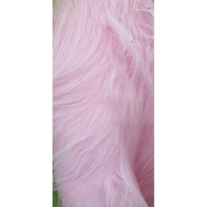 Tela Peluche Pelo Largo Suave ( 50cms.) Rosa Claro Peluche Pelo Largo