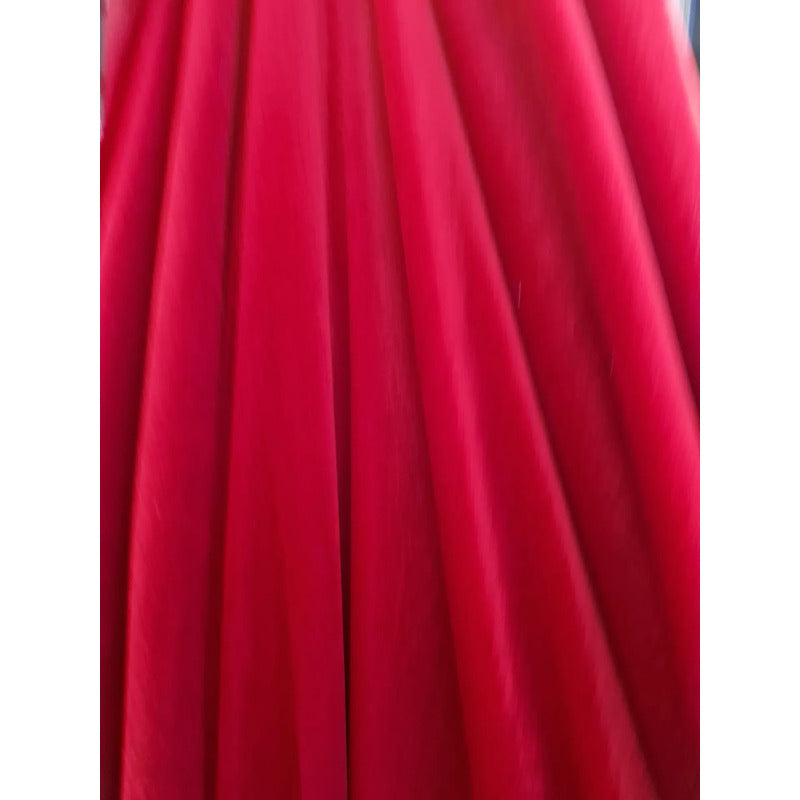 Tela Terciopelo Stretch ( 1 Metro) Rojo Terciopelo Stretch