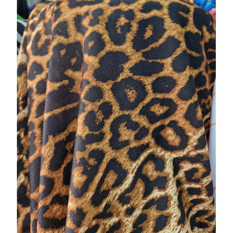 Tela Dubetina De Leopardo ( 1 Metro). Leopardo Estampado