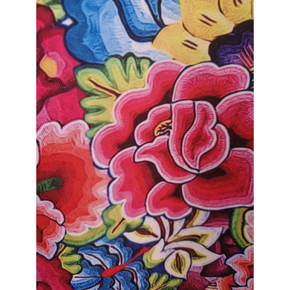 Tela Estampada Flores Tergal ( 1 Metro) Multicolor Tergal Estampado