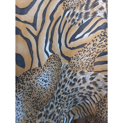 Tela Chiffon Con Diseños Animal Print (1m)