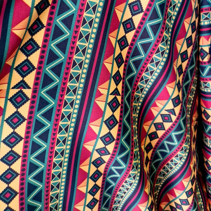 Tela Tergal Estampado Rayas,cuadros Grecas, Paliacate (1 M)