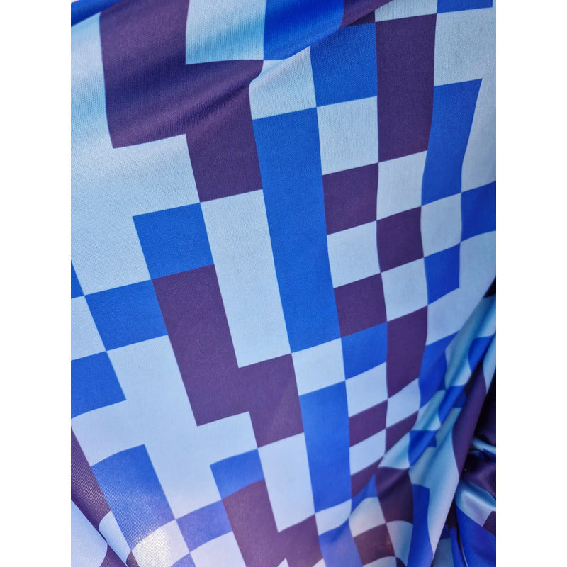 Tela Minecraft Bombay Azul ( 1 Metro) Azul Cuadros