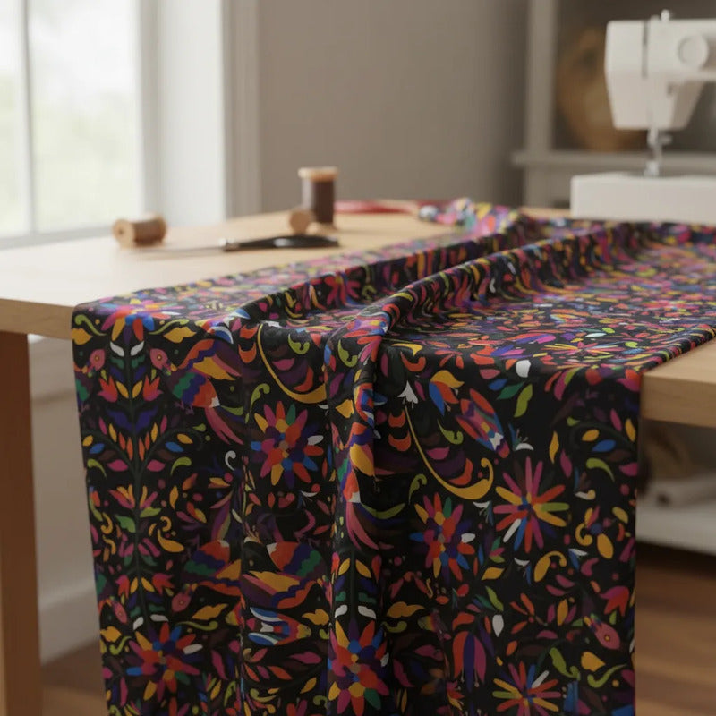 Tela Estampada Patrones México Tenango Mayoreo (10 Metros)