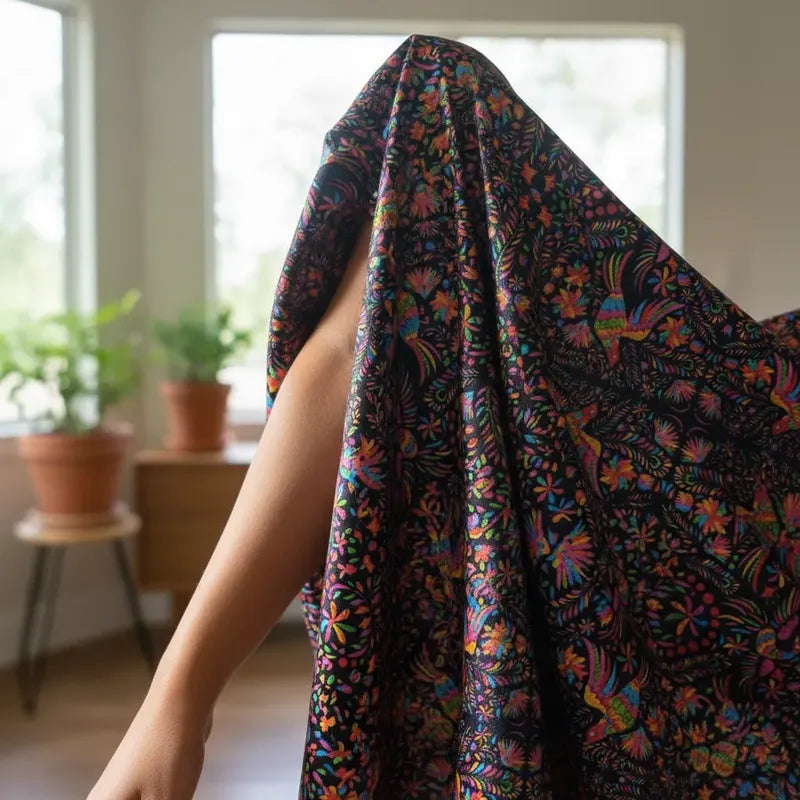 Tela Estampada Patrones México Tenango Mayoreo (10 Metros)