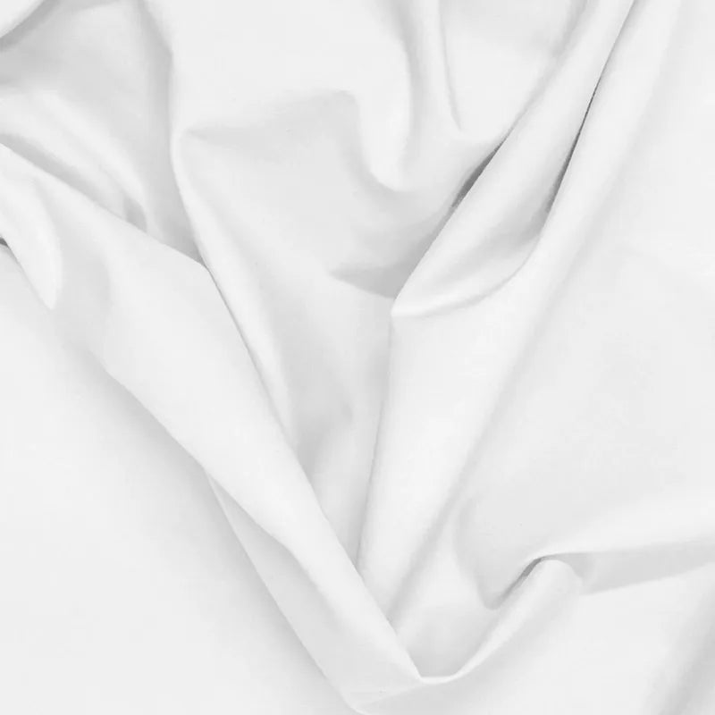 Tela Popelina Para Ropa Y Uniformes (1 Metro) Blanco