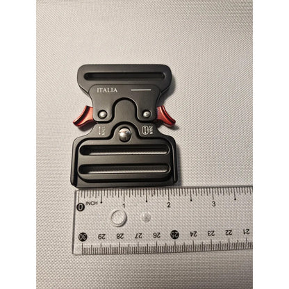 Hebilla Para Cinturón O Mochila Táctico De 5.08cms Negro Lisa 2 Pulgadas