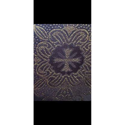Tela Jacquard Litúrgica Para Iglesia Altar 2m Café Chocolate Litúrgica