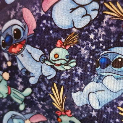 Tela Repelente Antifluido Uniformes Médicos, Filipinas (1 M) Azul Marino Stitch Pijama