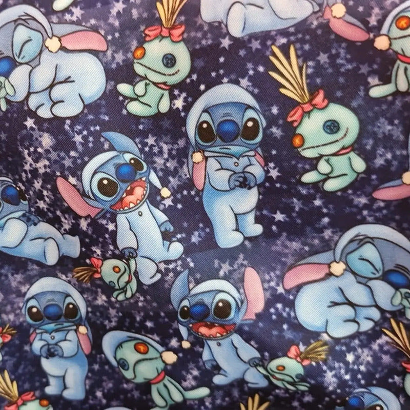 Tela Repelente Antifluido Uniformes Médicos, Filipinas (1 M) Azul Marino Stitch Pijama