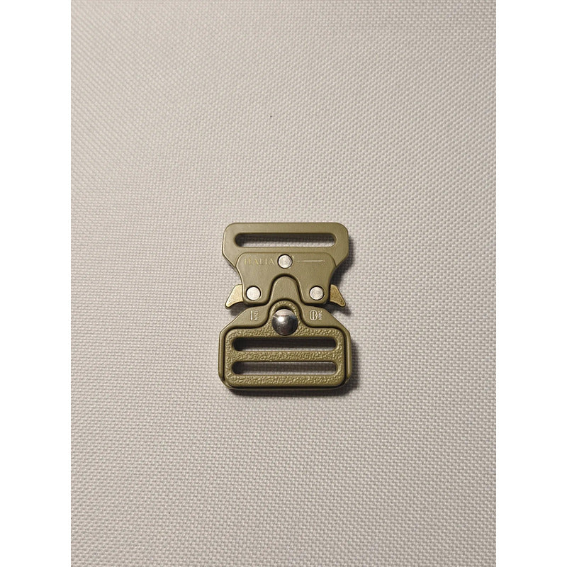 Hebilla Para Cinturón O Mochila Táctico De 2.54cms Dorada Lisa 1 Pulgada 2.54cms