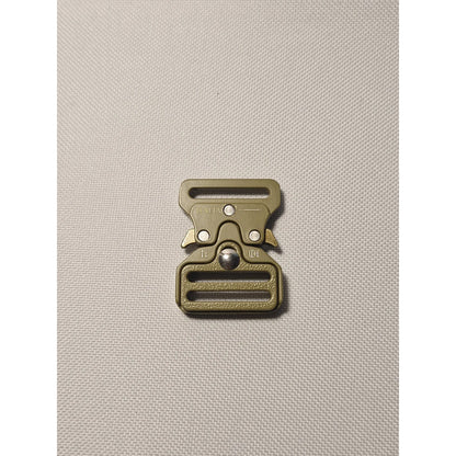 Hebilla Para Cinturón O Mochila Táctico De 2.54cms Dorada Lisa 1 Pulgada 2.54cms