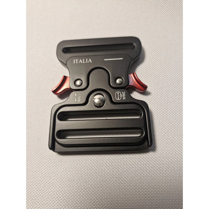 Hebilla Para Cinturón O Mochila Táctico De 5.08cms Negro Lisa 2 Pulgadas