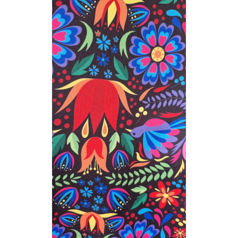 Tela Estampada Patrones Mexicanos, Bordados, Rosas (1 M)