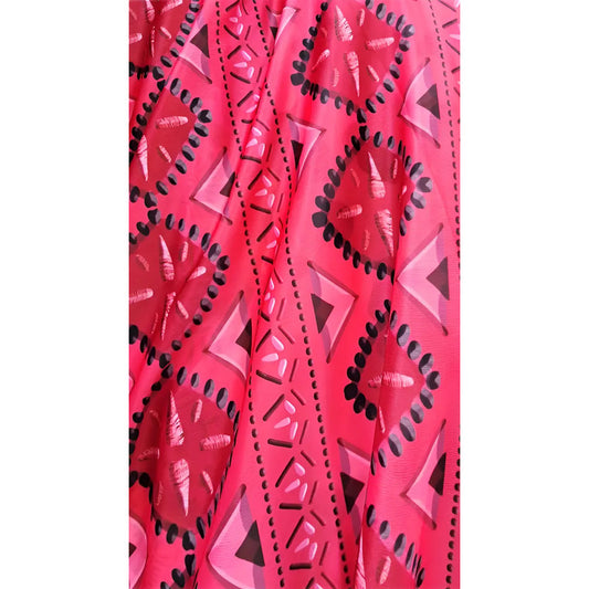 Tela Estampada Para Disfraz Moana (1 Metro)