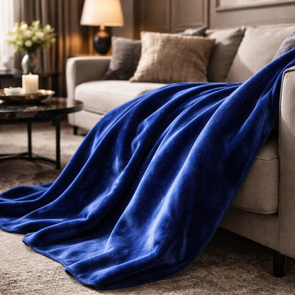 Tela Terciopelo Stretch ( 1 Metro) Azul Rey Terciopelo Stretch