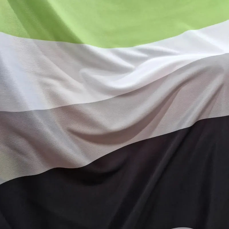 Tela Para Banderas Lgbtq+ Pansex, Bisex, Lesbo, Gay, Oso Verde Agender