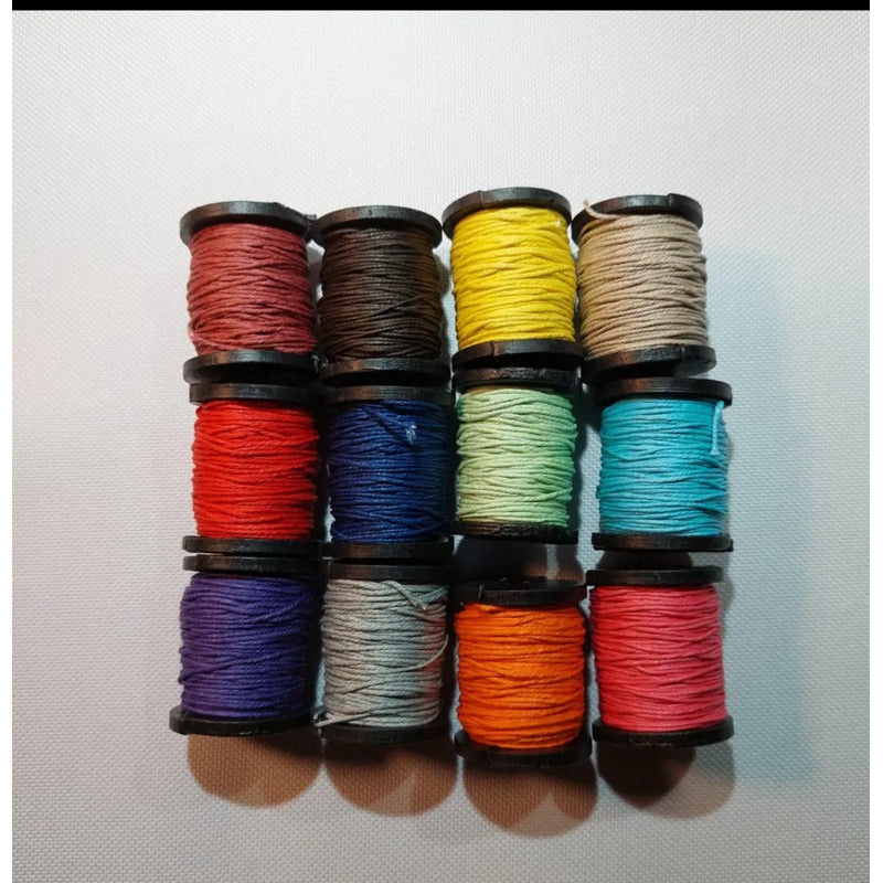 Hilo De Algodón Para Pulseras O Manualidades 48 Carretes Colores