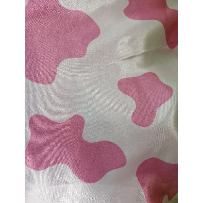 Tela Vaca Satinada ( 1 Metro) Rosa Satin Vaca