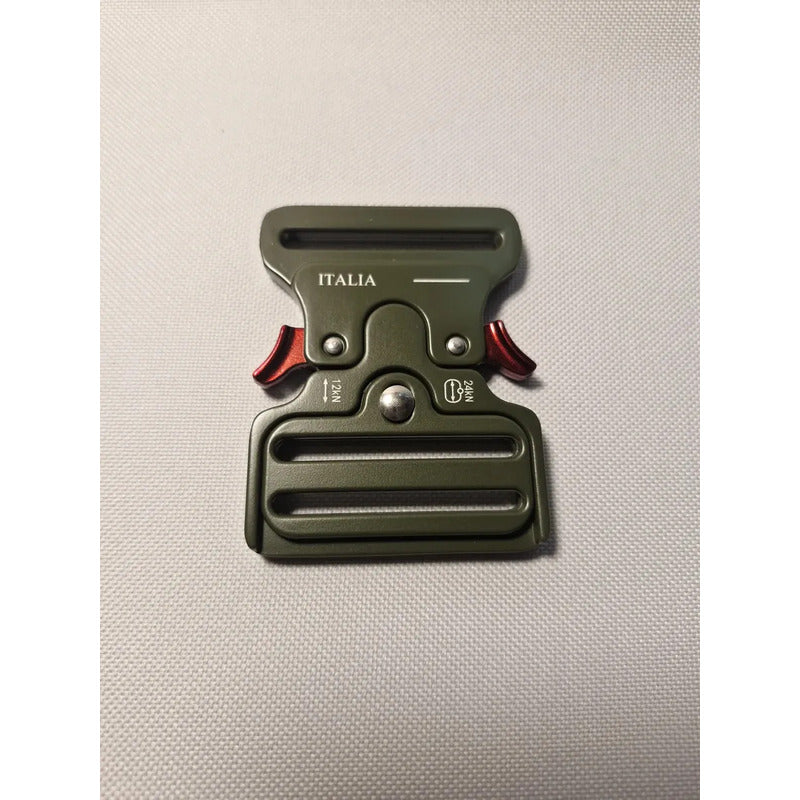 Hebilla Para Cinturón O Mochila Táctico De 5.08cms Verde Lisa 2 Pulgadas