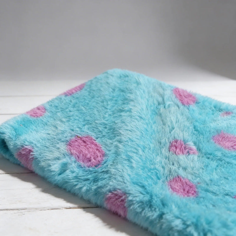 Tela Peluche Suave Para Cojines, Muñecos, Forros (1m) Turquesa Sulley Monsters Inc