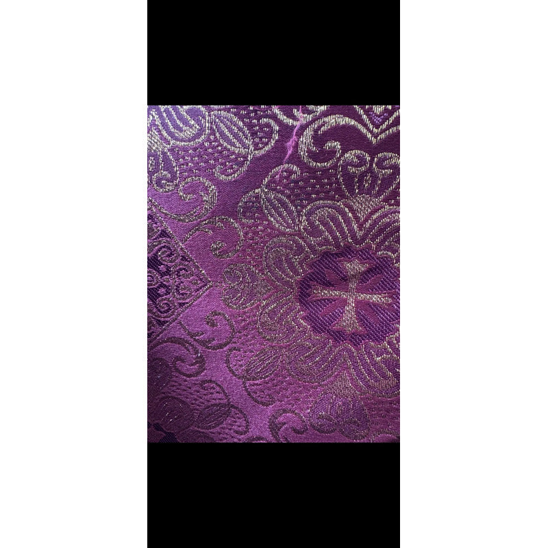 Tela Jacquard Litúrgica Para Iglesia Altar 2m Bugambilia Litúrgico