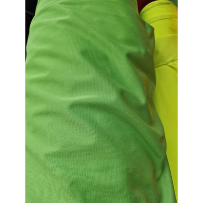 Tela Poliester Fluorescente 1.60m Para Chaleco -1mt. Verde Liso Neon