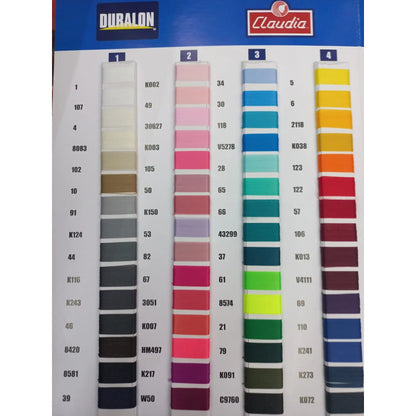 Hilo Duralon Máquina Over 80g De Colores (paquete C/6pz)  Blanco