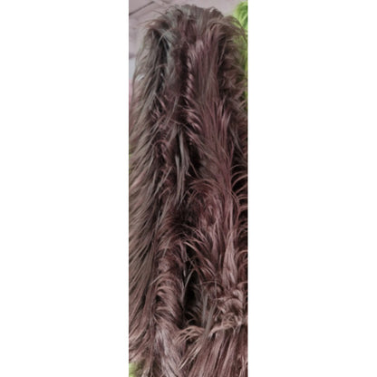 Tela Peluche Pelo Largo Suave Premium ( 1 Metro) Café Chocolate Peluche Largo