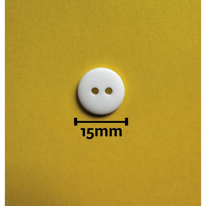 Boton 2 Hoyos 15mm Trikel / Bote Con 144pzs / Elige Tu Color