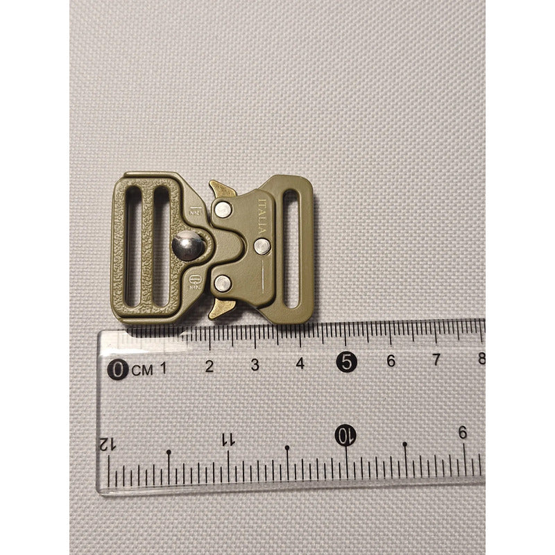 Hebilla Para Cinturón O Mochila Táctico De 2.54cms Dorada Lisa 1 Pulgada 2.54cms