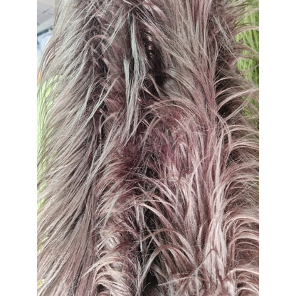 Tela Peluche Pelo Largo Suave Premium ( 1 Metro) Café Chocolate Peluche Largo