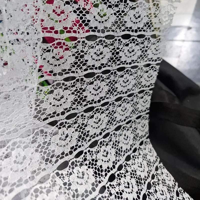 Encaje Blanco De Tira O Para Rasgar (1 Metro) Blanco