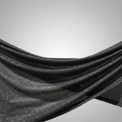 Malla Sombra Hdpe 90% 1 Metro Uv Reforzada Negro