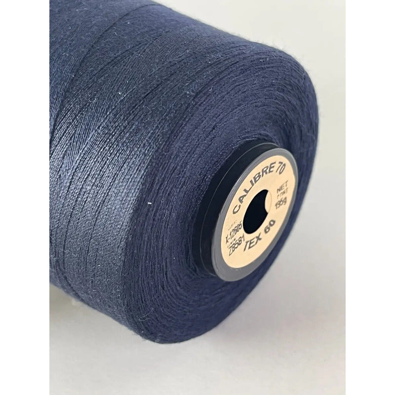 Hilo Duralon Mezclillero Calibre 70 (paquete C/2pz De 195g) Azul Oscuro
