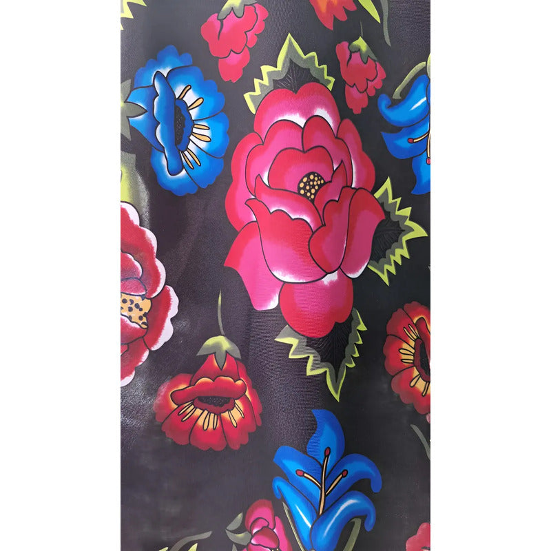 Tela Estampada Patrones Mexicanos, Bordados, Rosas (1 M)