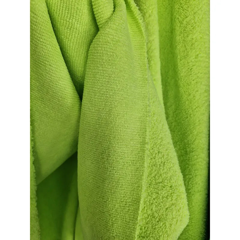 Tela Toalla Microfibra  Alta Absorción Multiusos (2 Mts) Verde Limón Microfibra