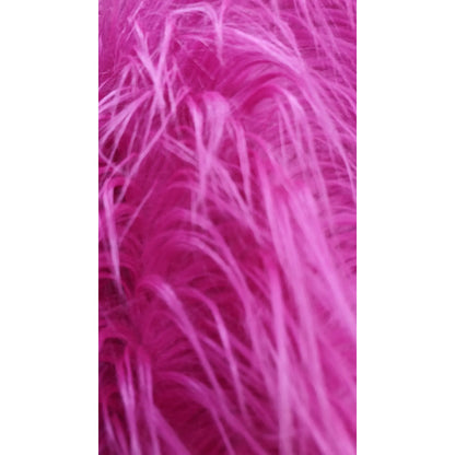 Tela Peluche Pelo Largo Suave Premium ( 1 Metro) Fucsia Peluche Largo