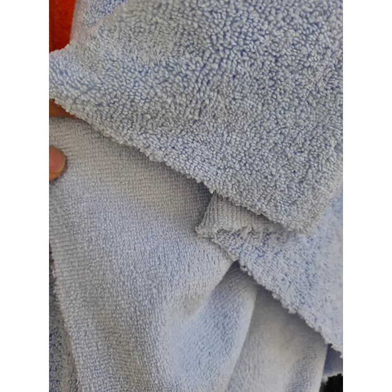 Tela Toalla Microfibra  Alta Absorción Multiusos (2 Mts) Azul Cielo Microfibra