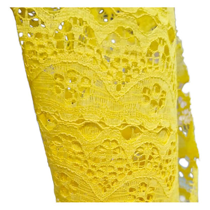 Encaje De Tira O Para Rasgar Varios Colores (1 M) Amarillo