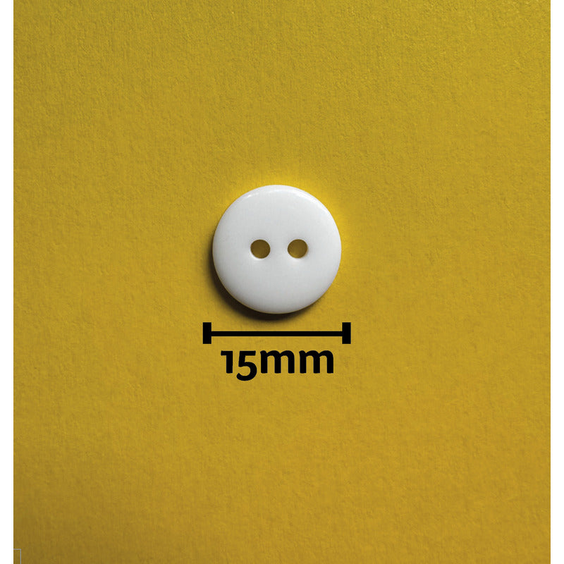 Boton 2 Hoyos 15mm Trikel / Bote Con 144pzs / Elige Tu Color