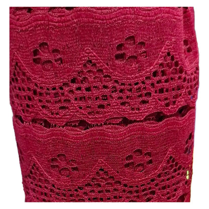 Encaje De Tira O Para Rasgar Varios Colores (1 M) Bordó