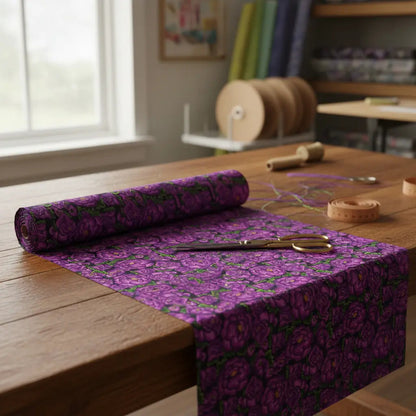 Tela Estampada Patrones México Flores Y Aves Coloridos  (1m)