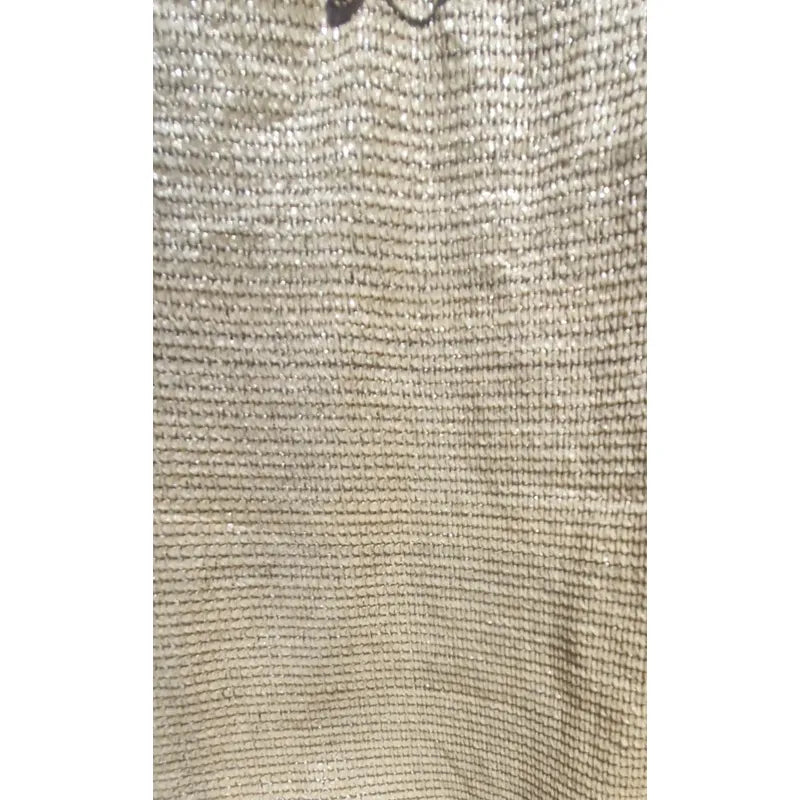 Malla Sombra Hdpe 90% 1 Metro Uv Reforzada Beige