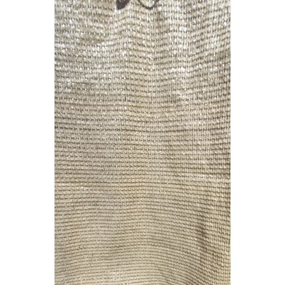 Malla Sombra Hdpe 90% 1 Metro Uv Reforzada Beige