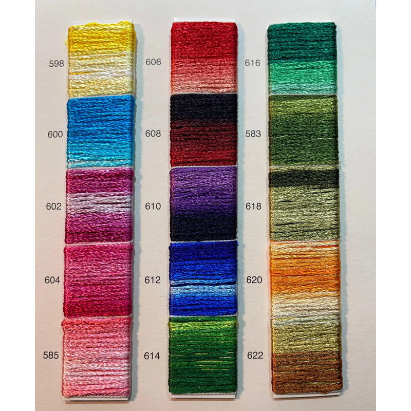 Hilo Vela Para Bordar Iris Rayón Satinado (caja: 12 Madejas) Escribe En El Chat De Tu Compra El Color Que Desees